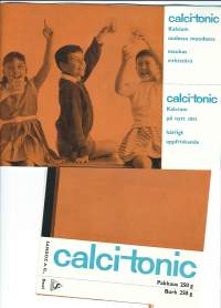 Calsi-tronic kalsium uudessa muodossa -   1950-luku - tuote-esite