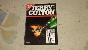 Jerry Cotton 1986 nr 13 viimeisen rajan taakse