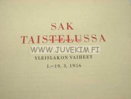 SAK taistelussa Yleislakon vaiheet 1.19.3.1956
