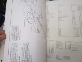 Kone Ketola Oy kalkinlevittäjän hydrauliikan kaavioita - piirustuksia - osaluetteloita yms. -kansio -spreader parts and drawings etc. catalog