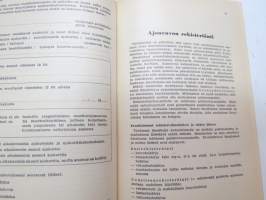 Automiehen käsikirja 1958 (Maaseudun Autoliitto)