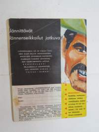 Lännensarja 1961 nr 11 Viesti hiekassa -western magazine