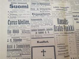 Lahti nr 67, ilmestynyt 6.5.1909 -sanomalehti / newspaper