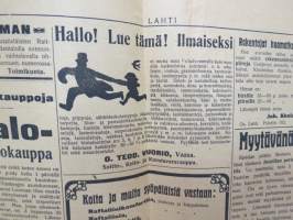 Lahti nr 67, ilmestynyt 6.5.1909 -sanomalehti / newspaper