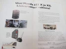 Mazda 323 X, 323 XS 1997 -myyntiesite / brochure