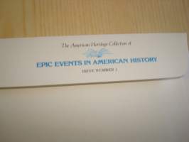 First Immigrants at Ellis Island, New York, 1892, USA, 1979, ensipäiväkuori, FDC + kortti, harvinaisempi versio, hieno. Amerikansuomalaiset siirtolaiset. Katso