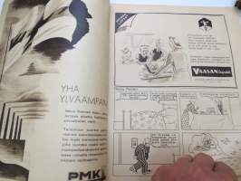 Suomen Kuvalehti 1941 nr 42, sis. mm. seur. artikkelit / kuvat / mainokset; Kansikuva Kenraali A.E. Heinrichs ja Eversti K. Tapola, Maila Talvio 70-vuotias, 105