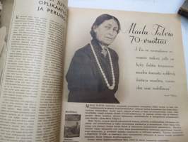 Suomen Kuvalehti 1941 nr 42, sis. mm. seur. artikkelit / kuvat / mainokset; Kansikuva Kenraali A.E. Heinrichs ja Eversti K. Tapola, Maila Talvio 70-vuotias, 105