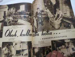 Suomen Kuvalehti 1941 nr 42, sis. mm. seur. artikkelit / kuvat / mainokset; Kansikuva Kenraali A.E. Heinrichs ja Eversti K. Tapola, Maila Talvio 70-vuotias, 105