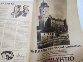 Suomen Kuvalehti 1941 nr 42, sis. mm. seur. artikkelit / kuvat / mainokset; Kansikuva Kenraali A.E. Heinrichs ja Eversti K. Tapola, Maila Talvio 70-vuotias, 105