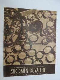 Suomen Kuvalehti 1940 nr 15, sis. mm. seur. artikkelit / kuvat / mainokset; Kansikuva &quot;Nyt kannamme kalleutemme isänmaan alttarille&quot; - kultakeräyksen tuloksia,