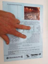 Trional tuotteet / Trio-Antti sikalakalusteet -myyyntiesite / brochure
