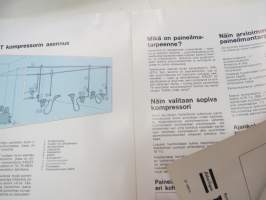 Atlas Copco Airlet Pienkompressorit -tuoteluettelo / compressor catalog