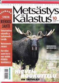 Metsästys ja Kalastus 10 / 2004. Teemana syksyn riekkojahti Hirven houkuttelu on taitolaji.  Suomessa myytävät yhdistelmäaseet.