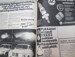 Moottori 1972 nr 11, sis. mm. seur. artikkelit / kuvat / mainokset; Kansikuva Calix - Kesälämpöä talvipakkasella, Miehet jotka tietävät luottavat