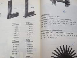 Varimex työkalut 1962 -tool catalog