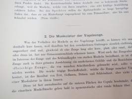 Anatomie der Zunge -eri eliölajien kielten tutkimusta, 52 kuvataulua