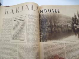 Suomen Kuvalehti 1941 nr 28, ilmestynyt 12.7.1941, sis. mm. seur. artikkelit / kuvat / mainokset; Kansikuva Hälytyspillit soivat, Turnipsit harvennettava vaikka