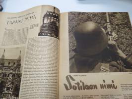 Suomen Kuvalehti 1941 nr 35, ilmestynyt 12.7.1941, Mannerheim-ristin ritarit Talvela - Lagus - Rättö esittelyssä