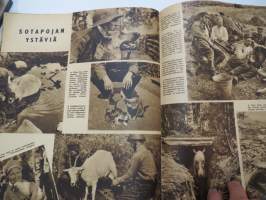 Suomen Kuvalehti 1941 nr 35, ilmestynyt 12.7.1941, Mannerheim-ristin ritarit Talvela - Lagus - Rättö esittelyssä