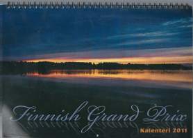 Moottoripyörä aiheinen seinäkalenteri 2011 Finnish Grand Prix  -   kalenteri