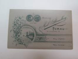 Herra Puikko Viiksi, Atelier / Valokuvaamo Axel Strandberg -visiittikorttivalokuva / visit card photograph