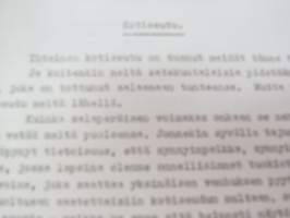 Kärryt 17.3.1953 - Turun yliopiston satakuntalaisen kerhon äänenkannattaja -University of Turku, student´s club magazine / newsletter