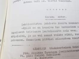 Kärryt 17.3.1953 - Turun yliopiston satakuntalaisen kerhon äänenkannattaja -University of Turku, student´s club magazine / newsletter