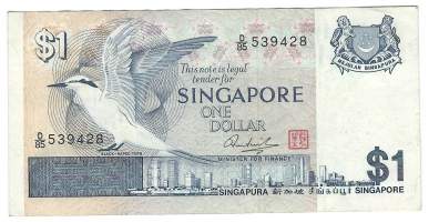 Signapore 1 Dollar 1976  seteli