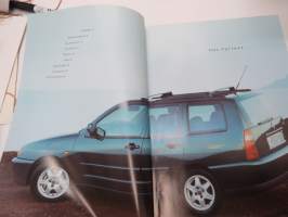 Volkswagen Polo Variant 1998 -myyntiesite / brochure, in finnish