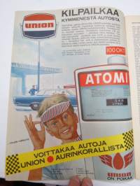 Auto ja Liikenne 1967 nr 6, sis. mm. seur. artikkelit / kuvat / mainokset; Kansikuva Peugeot 404 farmari / familiale, M/S Finlandia - maailman suurin autolautta,