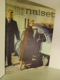 Me Naiset 1958 / 11, Patricia Seppälä, Björn Landström - kuvitus sekatyyli