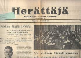 Herättäjä  8.10. 1943  nr 41 - Kirkollis-yhteiskunnallinen sanomalehti