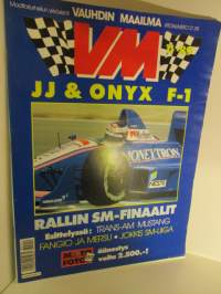 Vauhdin maailma 1989 / 11 - mm. Formula 1 Monza - Estoril - Jerez GP JJ mukana, VW Polo ahtimella, Ralli-MM Argentiina - San Remo, Corvette-Ferrari Don Johnsonin