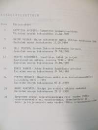 Tampereen Seudun Sukututkimusseura r.y. Vuosikirja 1989