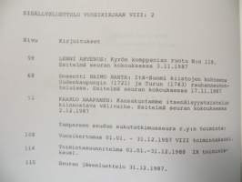 Tampereen Seudun Sukututkimusseura r.y. Vuosikirja 1987