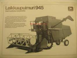 John Deere 945 leikkuupuimuri myyntiesite