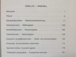 Suomen sukututkijaluettelo 1989 - Suomen sukututkimusseuran julkaisuja 42