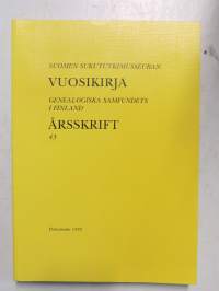 Suomen sukututkijaluettelo - Suomen sukututkimusseuran julkaisuja 43