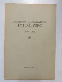 Helsingin suomalainen tyttölyseo 1933-1934