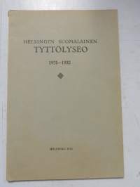 Helsingin suomalainen tyttölyseo 1931-1932