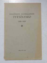Helsingin suomalainen tyttölyseo 1928-1929