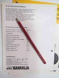 Massey-Ferguson MF 250 traktorietukuormaaja -myyntiesite / tractor mounted front loader brochure