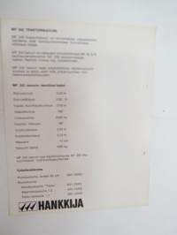 Massey-Ferguson MF 242 traktorikaivuri -myyntiesite / tractormounted excavator brochure