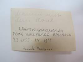 Horch? Ulkomailla? -valokuva / photograph