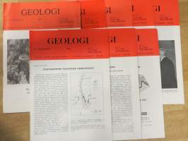 Geologi vsk. Suomen geologisen seuran vuosilehti /1984 puuttuu numero neljä