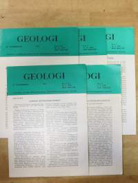 Geologi vsk. Suomen geologisen seuran vuosilehti /1975 numerot 1,3 ja 4 puuttuvat