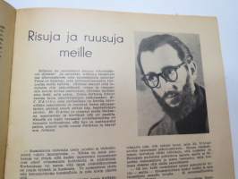 Naisten urheilulehti 1951 nr 10, sis. mm. seur. artikkelit / kuvat / mainokset; Toimitsijakurssit alkavat, Sunnuntaiaamu lastenkamarissa, Syksy konttorissa (muoti),