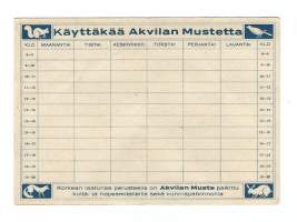 Lukujärjestys  - Akvilan