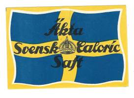 Äkta  Svensk Caloric Saft Nordforsin perusti vuonna 1867 Turkuun  viini- ja likööritehtaan. Viinien ja liköörien valmistus keskeytyi vuonna 1919 voimaantulleen